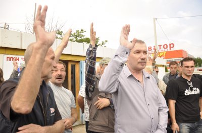 Підприємці ринку "Нива" протестують проти дій адміністрації