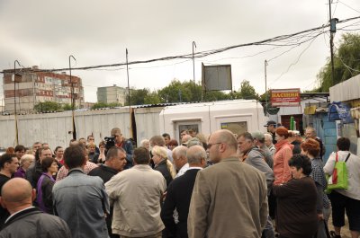 Підприємці ринку "Нива" протестують проти дій адміністрації