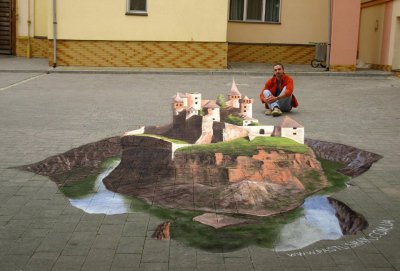 Хотинчанин - єдиний на Буковині, хто робить неймовірні 3D-малюнки