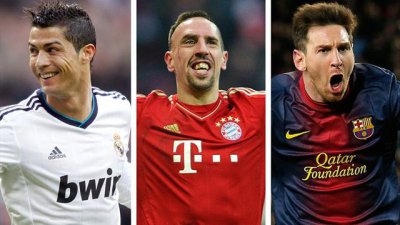 Трійка претендентів на звання найкращого футболіста Європи
