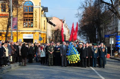 У Чернівцях відзначили річницю визволення України