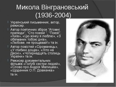 Поезію Вінграновського у Чернівцях читали та передали танцем