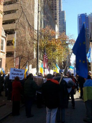 У Чикаго українська громада теж провела Євромайдан