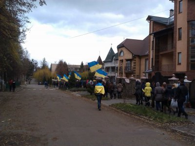 60 студентів вирушили євроходою вулицями Чернівців