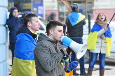 Студенти пікетують міську раду