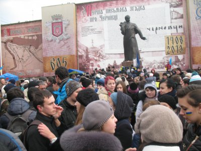 Євромайдан у Чернівцях триває