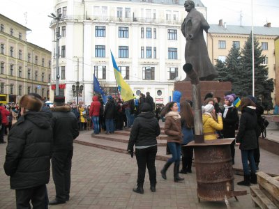 Євромайдан у Чернівцях триває