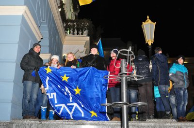 Студенти запевняють, що стоятимуть біля міської ради цілу ніч