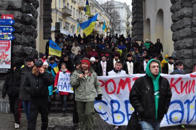 Євромайдан у Києві: стоїмо тут до кінця