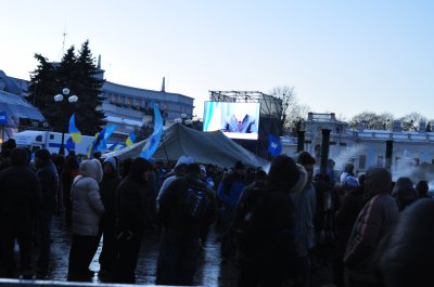 Євромайдан у Києві: стоїмо тут до кінця