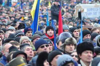 На Дні гідності бажаючі не вмістилися на Майдані