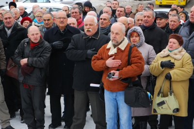 "Рубікон перейдено! Україна вмилася кров’ю!" - мітинг у Чернівцях