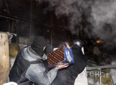 Міліція залишила Український дім у Києві