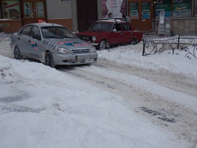 На чернівецьких дорогах затори