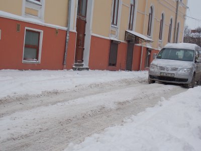 На чернівецьких дорогах затори