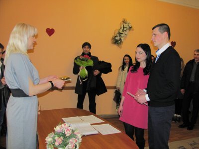 У День закоханих у Чернівцях одружилося 19 пар