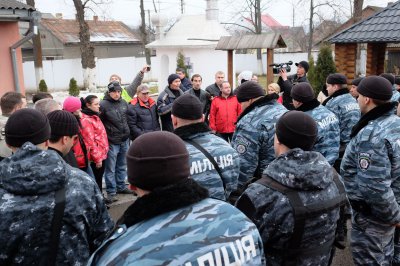 Буковинський "Беркут" на Євангелії присягнув народу