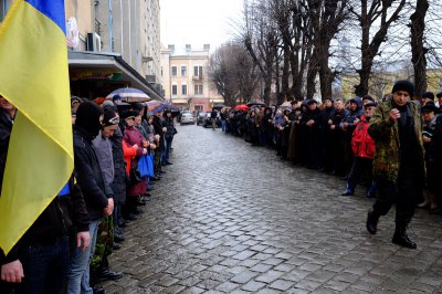 Три тисячі чернівчан провели в останній шлях Олександра Щербанюка