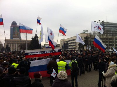 У Донецьку та Миколаєві пройшли мітинги за приєднання до Росії