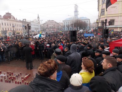 Буковинці мітингують за єдність України