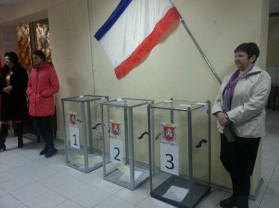 У Криму рапортують, що явка на референдум перевищила 80%