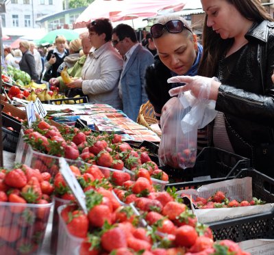 На чернівецьких ринках вже продають черешню та полуницю