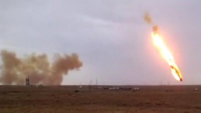 Російська ракета, яка виводила на орбіту супутник зв’язку, впала невдовзі після запуску