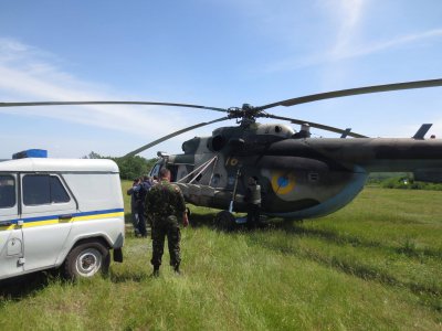 Після падіння гелікоптера один військовослужбовець вижив