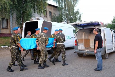 Загиблим у зоні АТО буковинцям віддали останню шану (ФОТО)