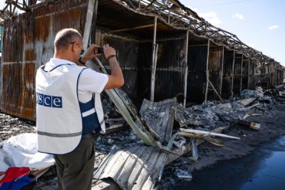 Місія ОБСЄ підтвердила, що передмістя Маріуполя обстріляли з "Градів" бойовики