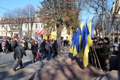 У Чернівцях відзначили визволення України (ФОТО)