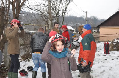 Чернівецьких журналістів провели новим підземним маршрутом міста (ФОТО)