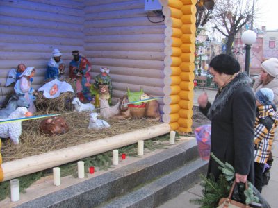 У різдвяній шопці з’явився маленький Ісусик (ФОТО)