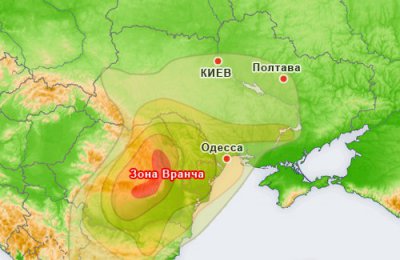 У зоні Вранча в Румунії зафіксували землетрус