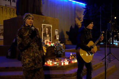 Чернівчани вдруге вшанували пам’ять Кузьми Скрябіна (ФОТО)