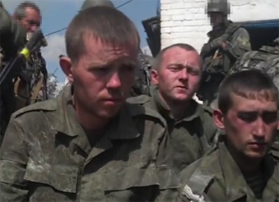 СБУ оприлюднила відео із полоненими під Іловайськом російськими строковиками
