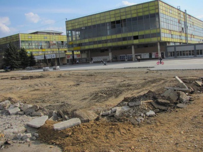 На Гравітоні почали будувати автовокзал (ФОТО)