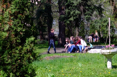 Весна в університетському парку (ФОТО)