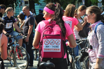 У Чернівцях стартував велопробіг за здоровий спосіб життя (ФОТО)