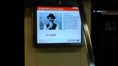Концерти чернівчанина рекламують у варшавському метро (ФОТО)