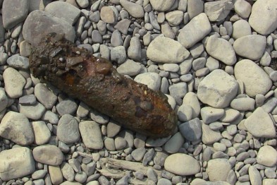 В Лужанах знайшли снаряд часів Другої Світової війни