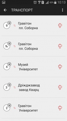 У мережі з’явився Android-додаток, що відстежує рух громадського транспорту в Чернівцях