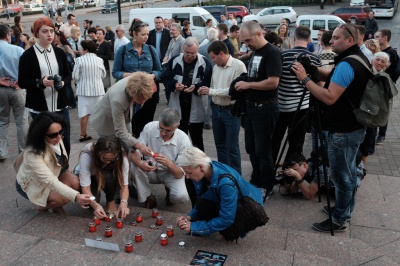 У Чернівцях журналісти вшанували пам’ять Георгія Гонгадзе (ФОТО)