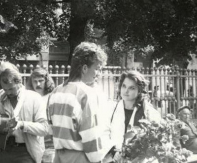 Марія Бурмака поділилась унікальним фото з Чернівців 1989 року