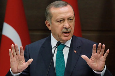 Ердоган заявив, що уламки збитого Су-24 впали на території Туреччини