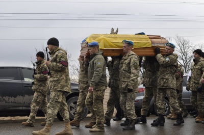 На Буковині поховали кіборга, який захищав Донецький аеропорт (ФОТО)