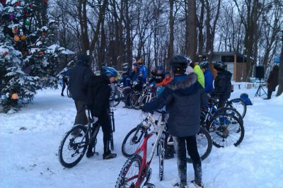 У Чернівцях відбувся традиційний новорічний велокрос