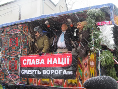 Учасники АТО на Буковині перевтілились у бандерівців, щоби «вбити Путіна» (ФОТО)