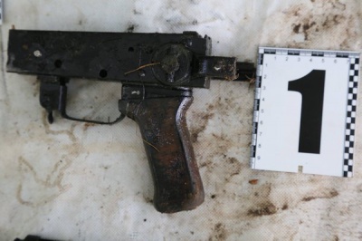 В СБУ показали зброю, знайдену після вбивств на Майдані