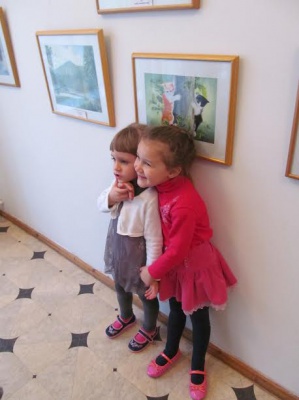 У садочку на акції милосердя у Чернівцях відкрили виставку картин Івана Гемері (ФОТО)
